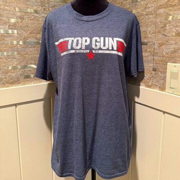Gildan Softstyle Top Gun Maverick Goose Short Sleeve Tee Shirt Blue L Large - Picture 1 of 4